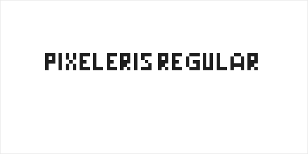 Pixeleris Regular Logo