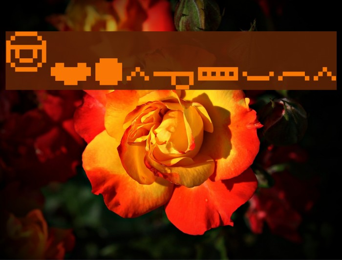 Pixelface Font examples