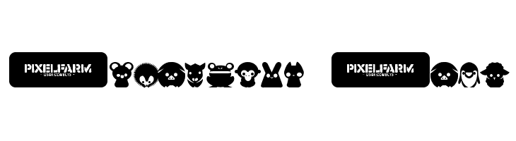 Pixelfarm Pets  フリーフォントのダウンロード