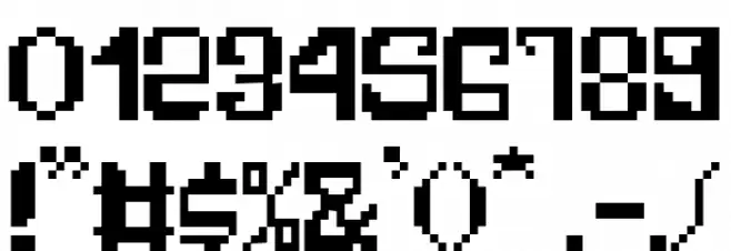 Pixelfy Font OTHER CHARS