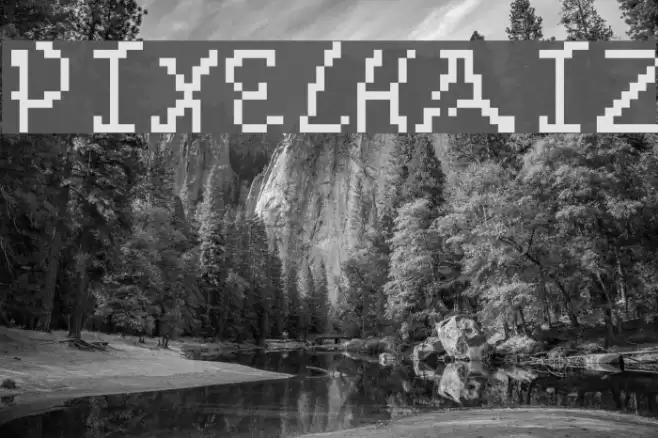 Pixelhaiz Font examples