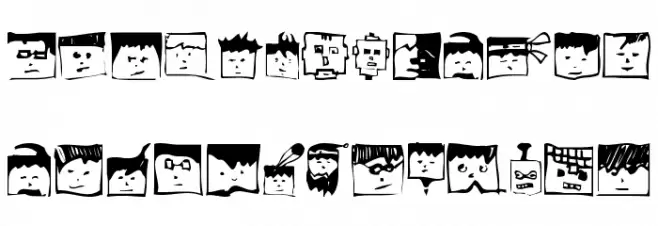 PixelheadHandmadebeta フォント 大文字
