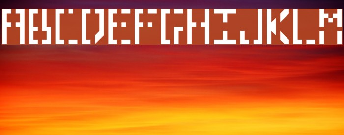Pixelhole Regular Font examples