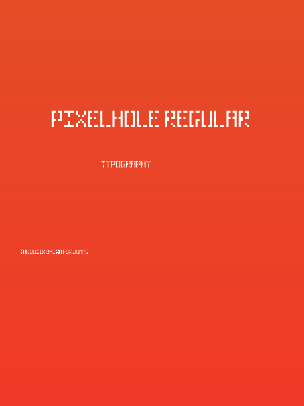 Pixelhole Regular Poster