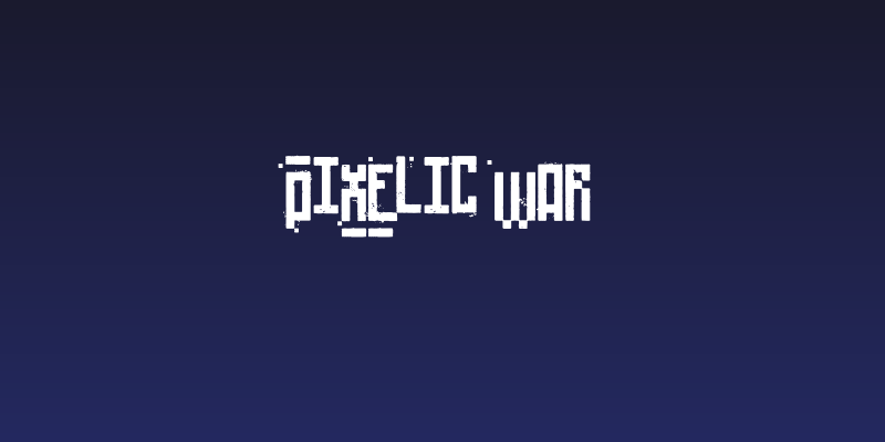 Pixelic War Social Header