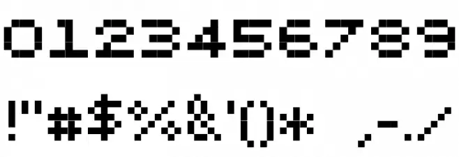 Pixelicious Font OTHER CHARS