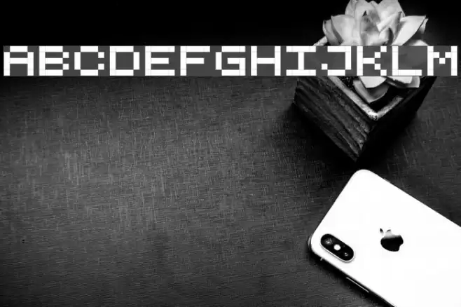 Pixelicious Font examples