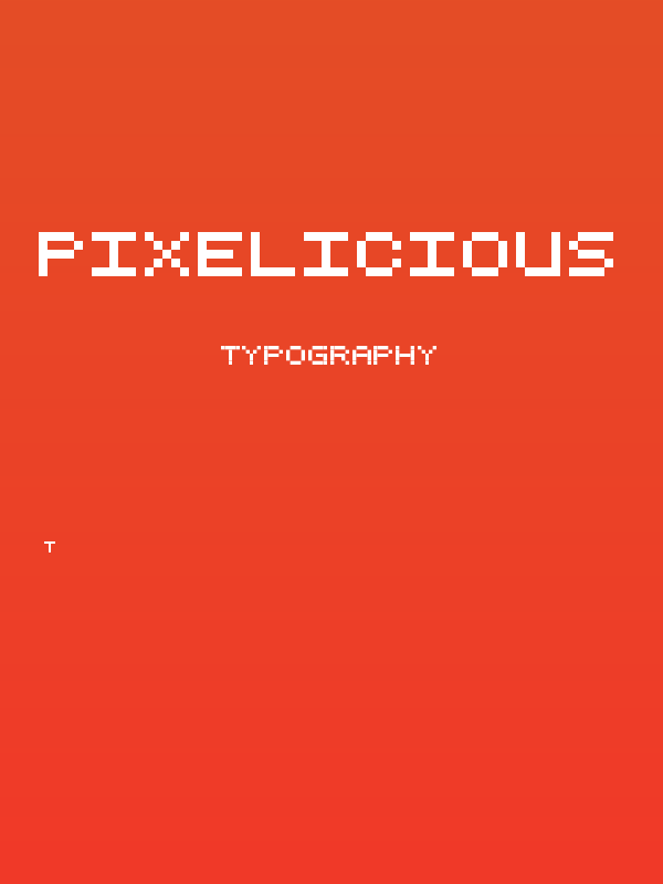 Pixelicious Poster
