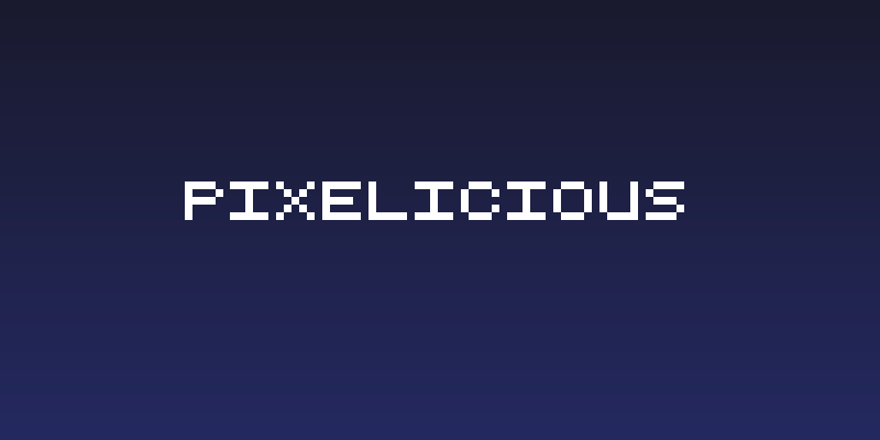 Pixelicious Social Header