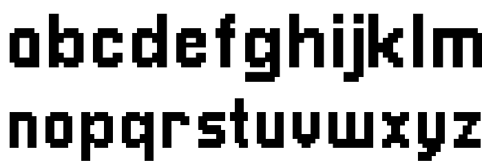 Pixellari Font LOWERCASE