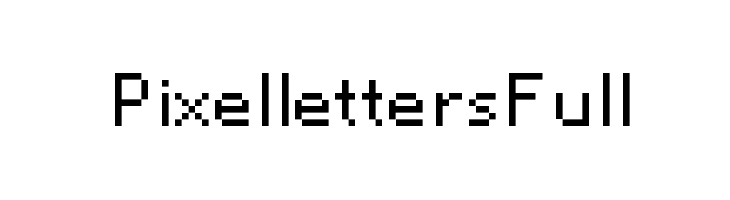 PixellettersFull  Frei Schriftart Herunterladen