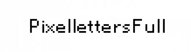 PixellettersFull  Fuentes Gratis Descargar