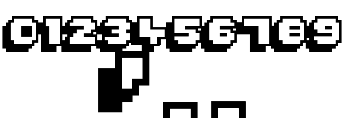 Pixelmania Font OTHER CHARS