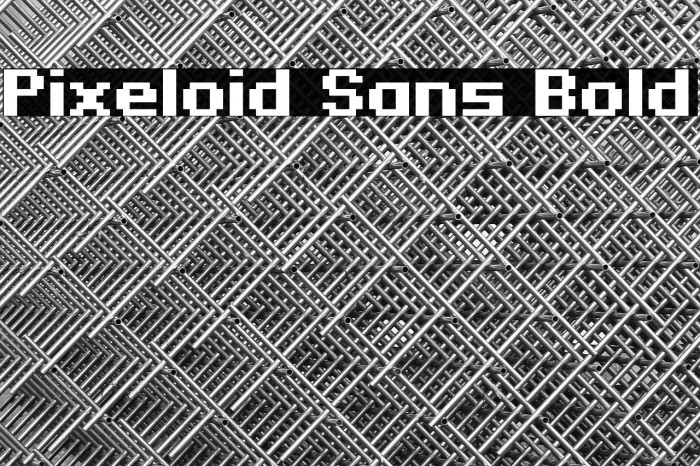 Pixeloid Sans Bold Example 2