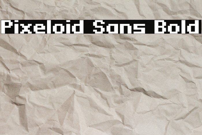 Pixeloid Sans Bold Example 3