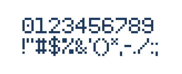 Pixeloid Sans Other Characters