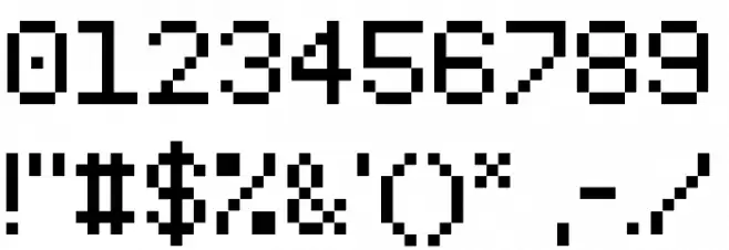 Pixeloid Sans Font OTHER CHARS