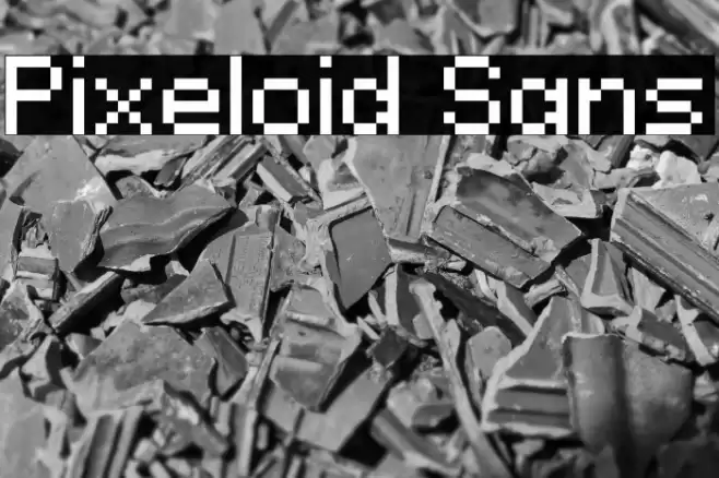 Pixeloid Sans Font examples