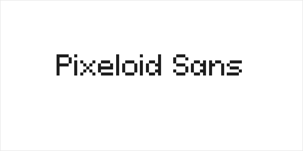 Pixeloid Sans Logo