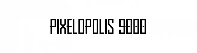 Pixelopolis 9000  Frei Schriftart Herunterladen