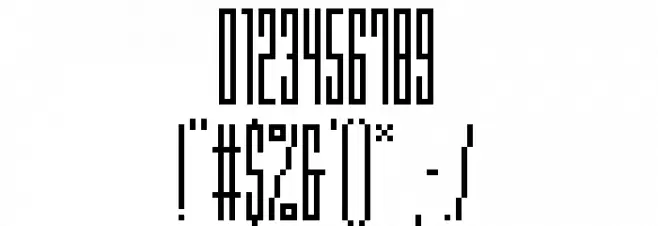 Pixeloza 03 Font OTHER CHARS