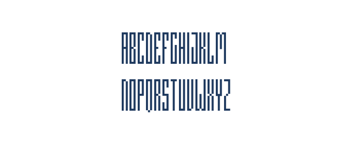 Pixeloza 03 Lowercase