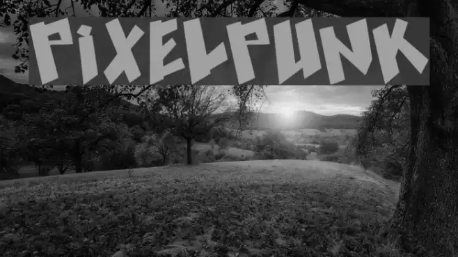 Pixelpunk Font examples