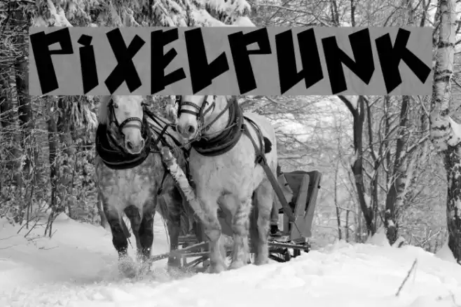 Pixelpunk Font examples