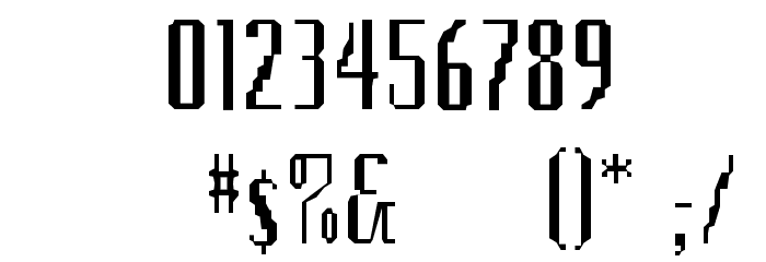 PixelsDream-DemiBold Font OTHER CHARS