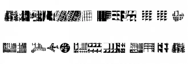 Pixelsoup Schriftart Groß