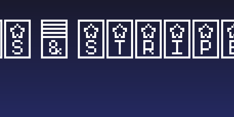 Pixelstars & Stripes Regular Social Header