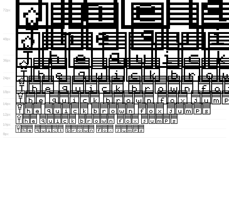 Pixelstars & Stripes Regular Waterfall