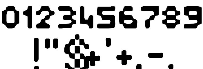 Pixelstitch Font OTHER CHARS