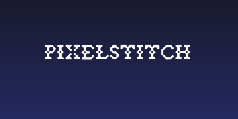 Pixelstitch Social Header