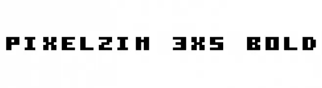 Pixelzim 3x5 Bold  Frei Schriftart Herunterladen