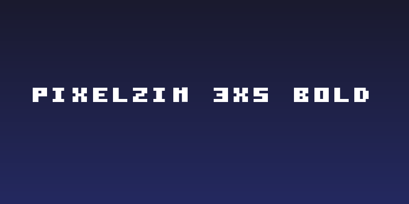 Pixelzim 3x5 Bold Social Header