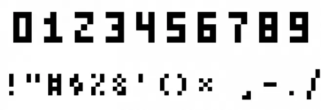 Pixelzim 3x5 Font OTHER CHARS