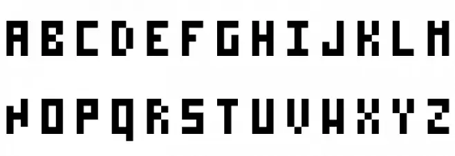 Pixelzim 3x5 Fuentes MAYÚSCULAS