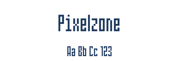 Pixelzone Font Preview