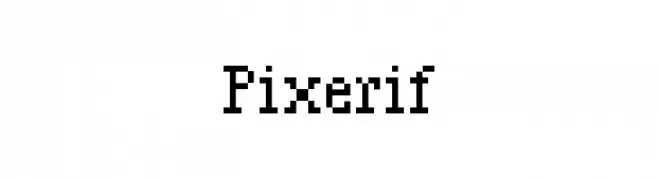 Pixerif  免费字体下载