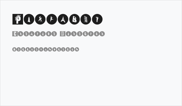 Pixfabet Business Card