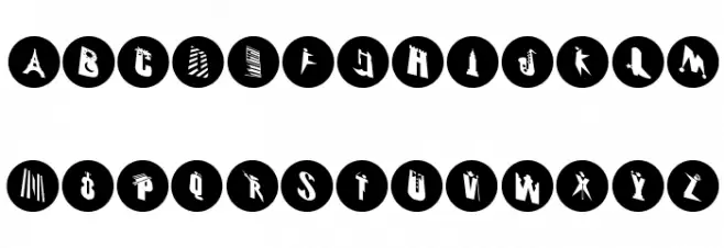 Pixfabet Caratteri MINUSCOLO