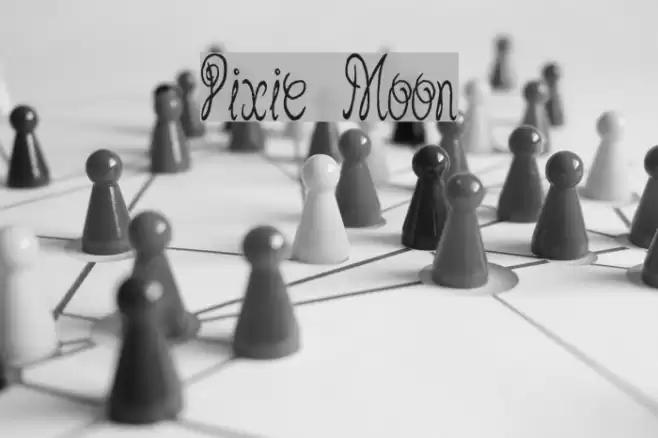 Pixie Moon Font examples