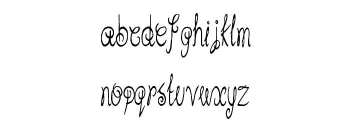 Pixie Moon Font LOWERCASE
