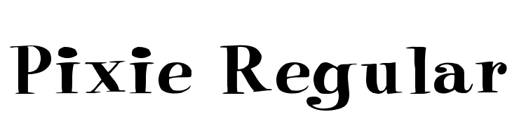 Pixie Regular  Fuentes Gratis Descargar