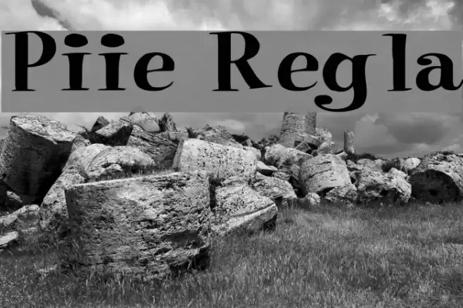 Pixie Regular Font examples