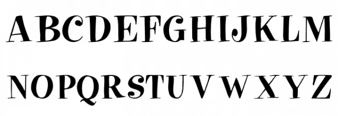 PixieFont Schriftart Groß