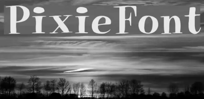PixieFont フォント examples