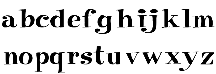 PixieFont Font LOWERCASE