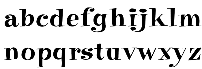 PixieOpti Font LOWERCASE